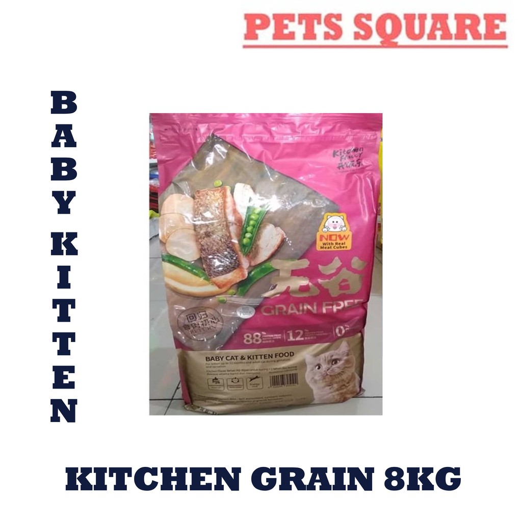 KITCHEN FLAVOR - Premium Cat Food For Kitten &amp; Baby Kitten 8kg (GRAB/GOSEN)