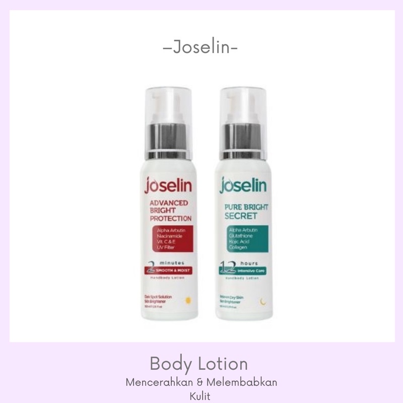 JOSELIN UltraWhitening Joselin Lotion Protect & Moist Lotion Bundle (isi 2pcs) Bodylotion Pencerah
