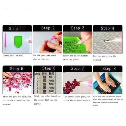 DIY Diamond Painting - 5D Flower Vase Stitch Kit #02