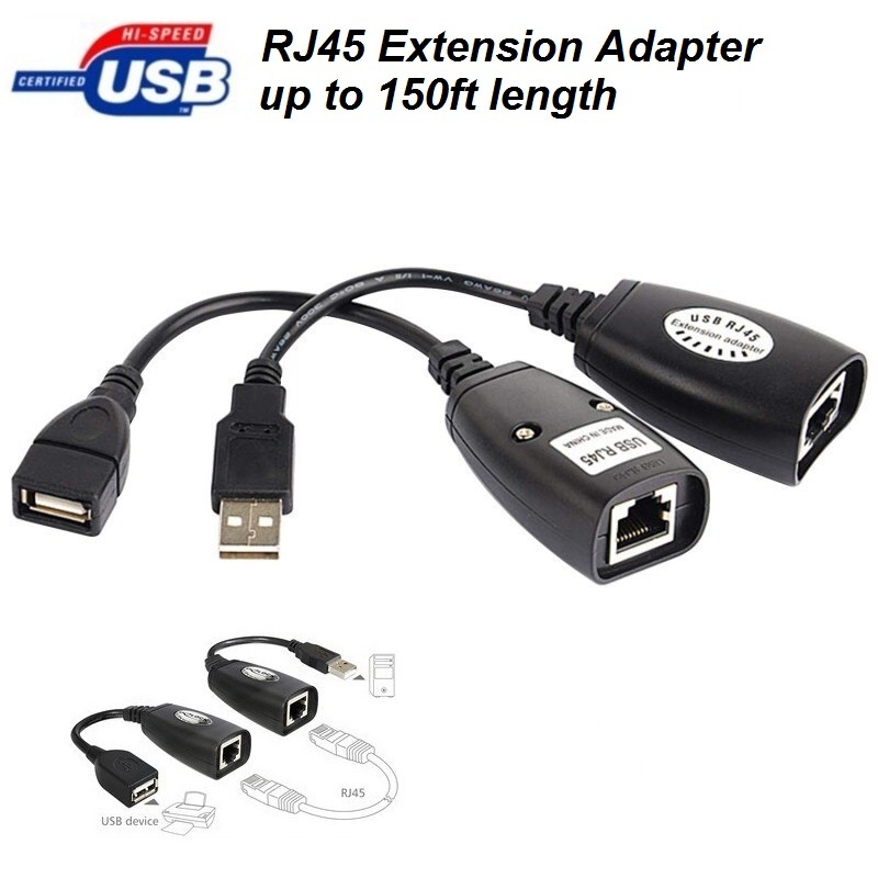 USB Rj45 Extension Adapter up to 150 feet