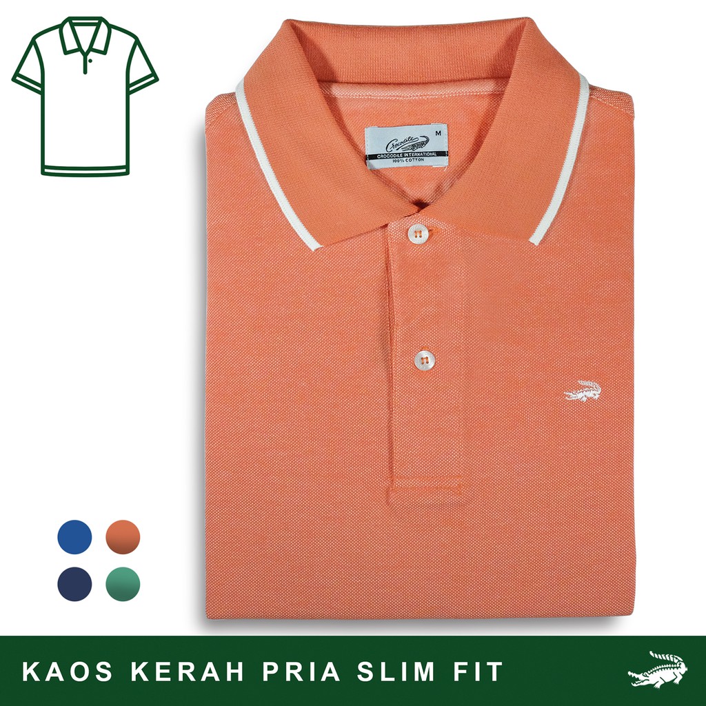  Crocodile  Code Baju  Kaos  Kerah Pria  Men Polo Original 