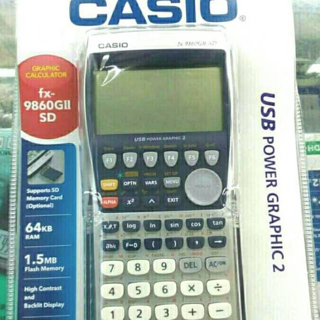 

CASIO FC 9860 GII SD Kalkulator Grafik Graphic