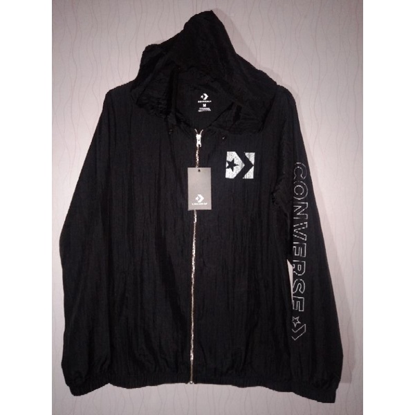 Original Jaket Converse Running Men Black