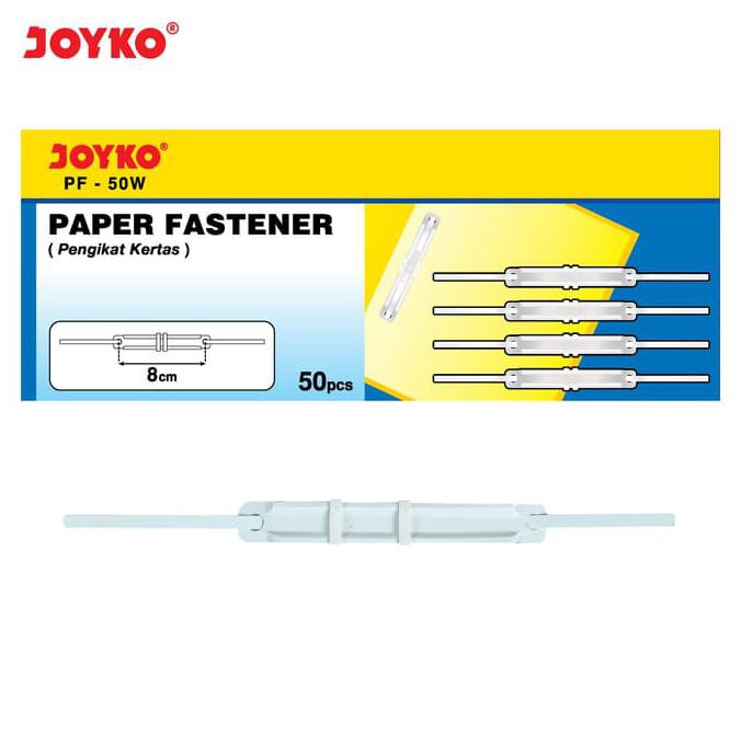 

GRATIS ONGKIR Paper Fastener Pengikat Kertas Joyko PF-50W White 1 Box 50 Pcs ZD79