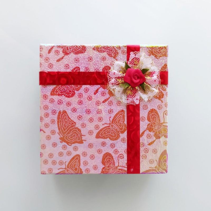 

Kotak boks tempat perhiasan kado gift box hologram