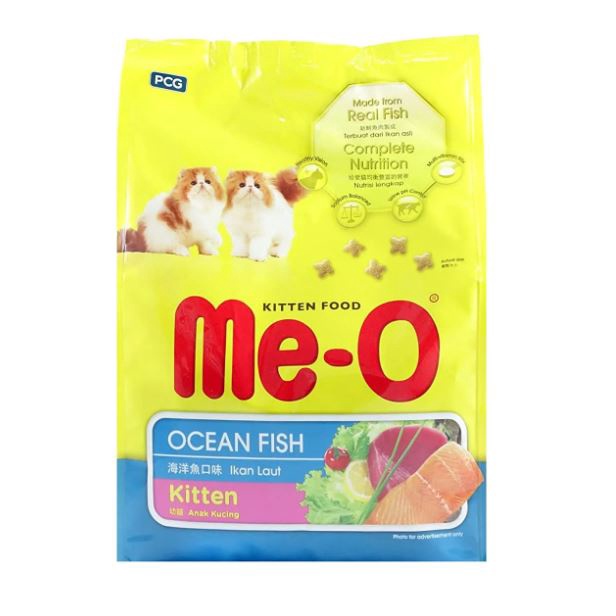 Me-O Kitten Food 1.1KG/Ocean Fish/Baby Cat/Makanan Anak Kucing/Meo