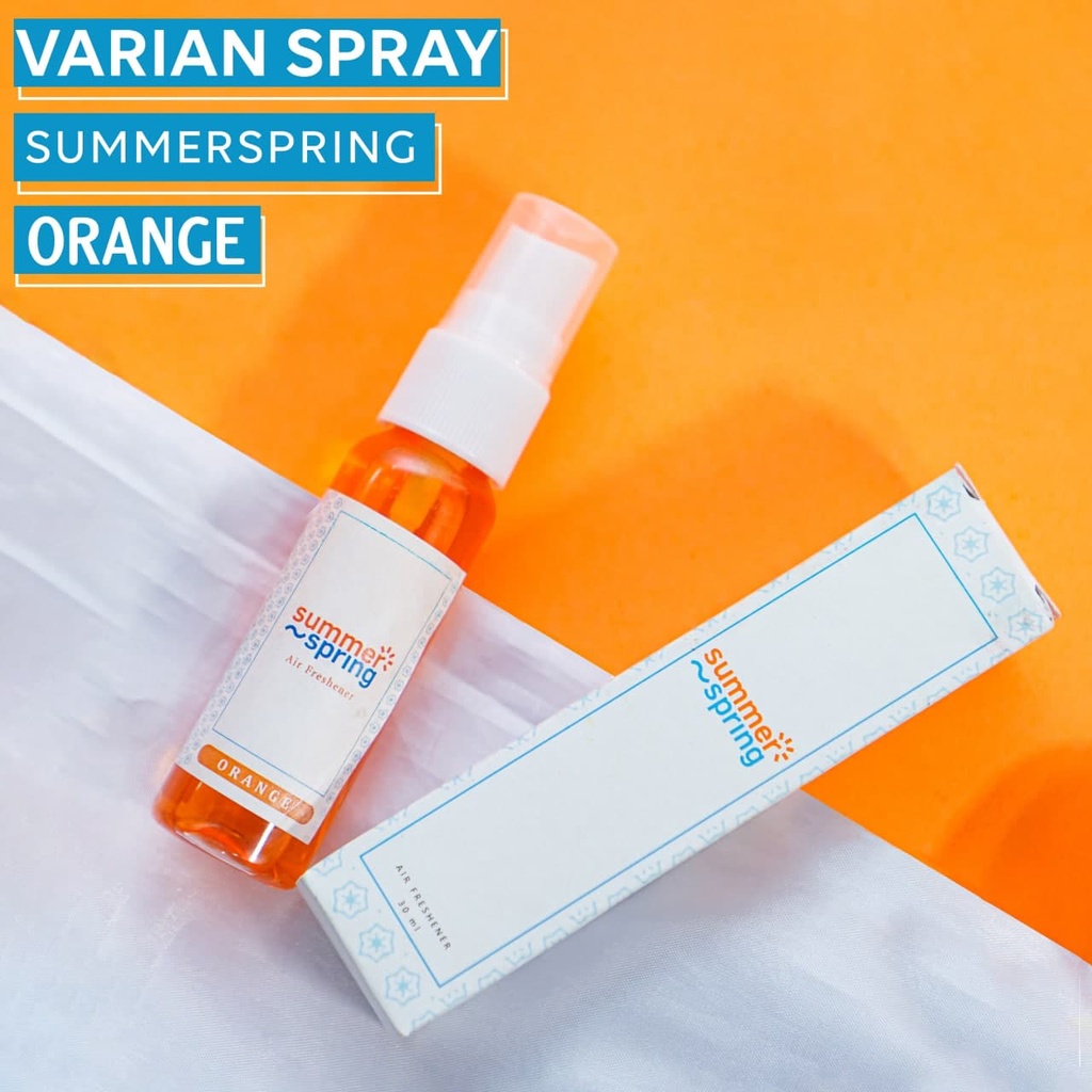 Parfum Mobil Pengharum Ruangan Pewangi Kamar Tidur Harum Summer Spring | Spray | Aroma Orange