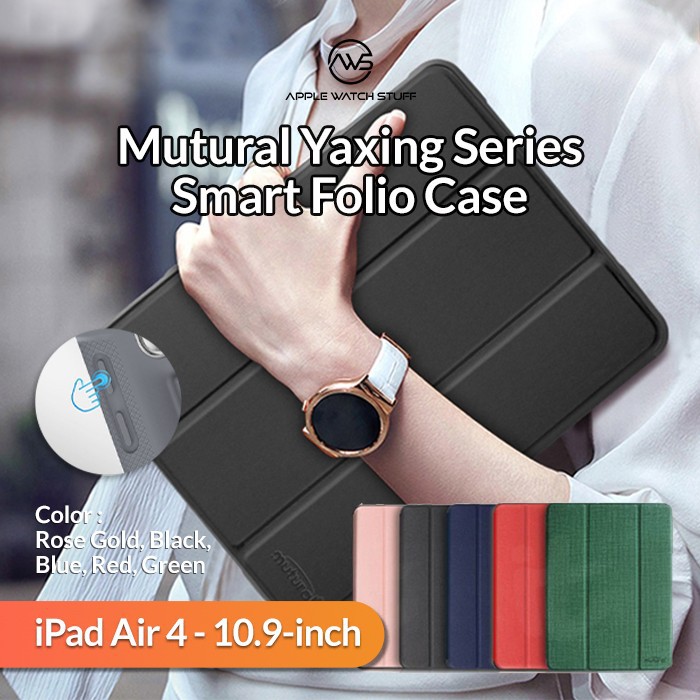 Mutural Yaxing Series Smart Folio Case For iPad Air 4 2020 10.9 inch