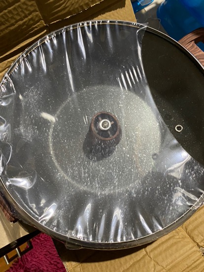 Cypruz Kuali Marble 28 Cm Ki-0649 Wajan Tutup Kaca Ki 0649 Glass Lid