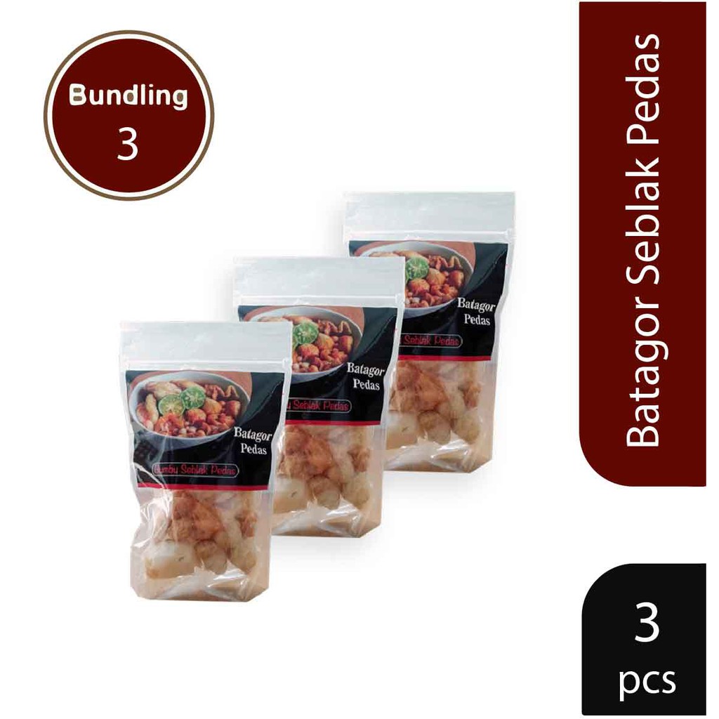 

Batagor Seblak Pedas Instant 100gr | Bundling 3