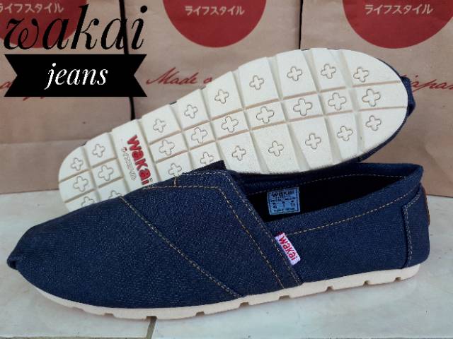 Wakai Sepatu loafer slip on pria wanita GRADE ORI