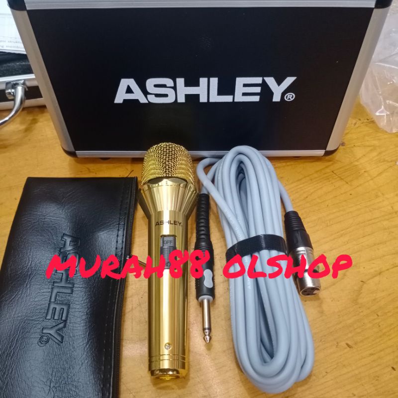 mic kabel ashley t68/t 68 free koper barang original suara mantap