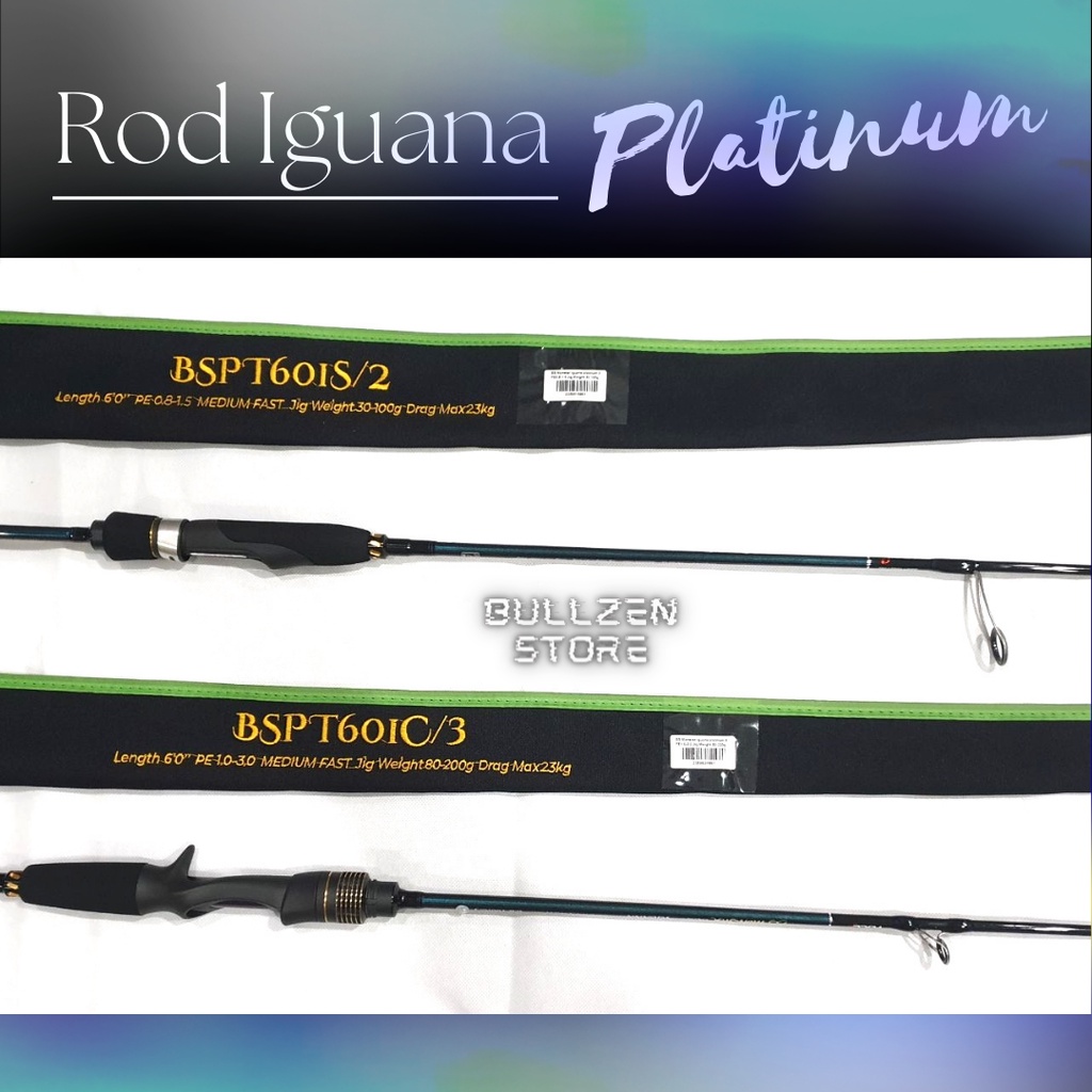 BULLZEN ROD Brutal Monster IGUANA PLATINUM HDCC2 - Free gift Kaos