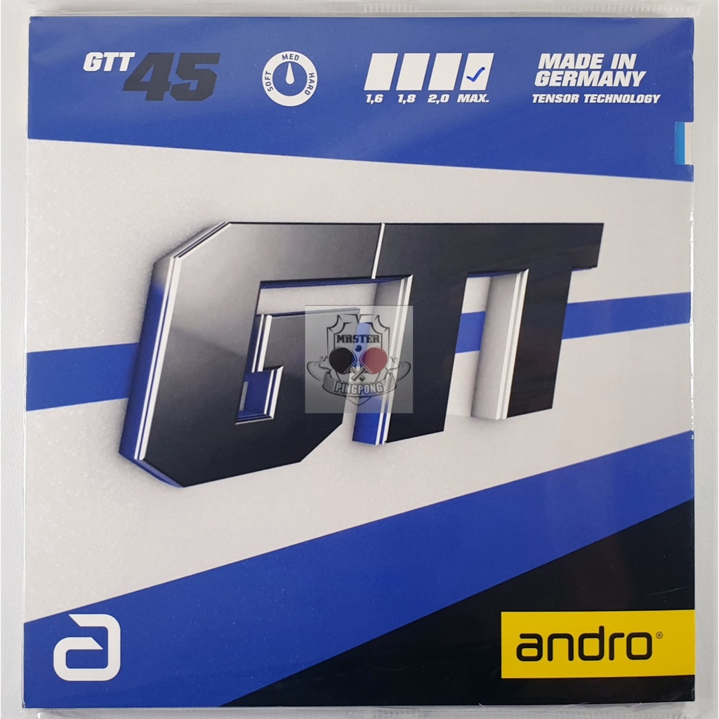 Andro GTT 45 BLUE - Karet Pingpong Bet Tenis Meja Andro Offensive Rubber