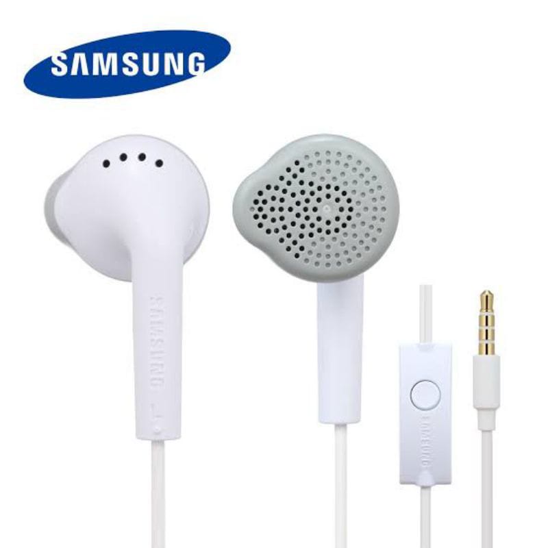 Headset Kabel Model Copotan Original By Samsung Hitam Putih Kabel Panjang Hedset Kabal Telponan dan Dengar Musik Heansfree Varian Samsun All Type