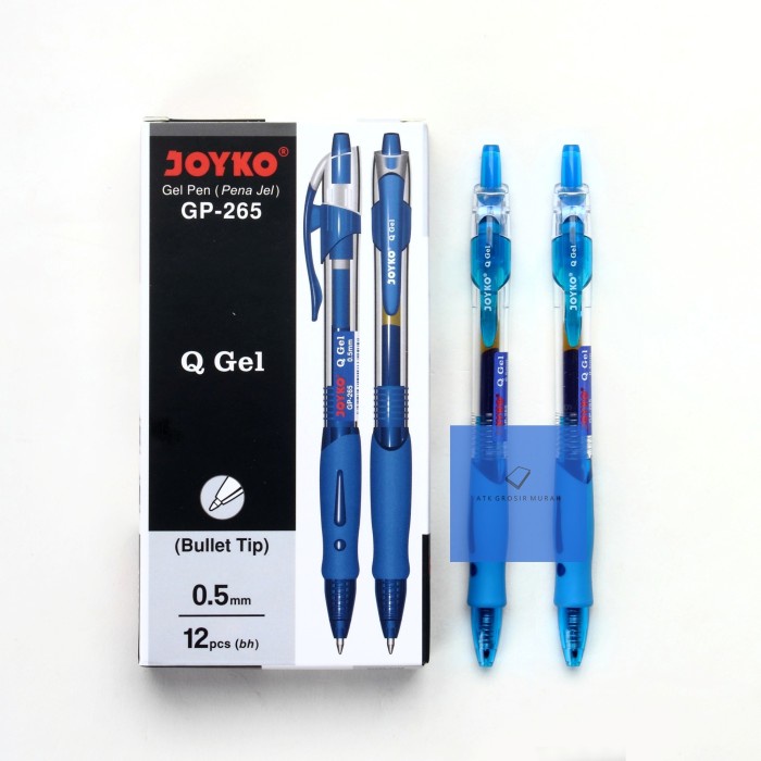 

CODE116 Pulpen Gel Joyko GP-265 Q-Gel 0.5mm / Pulpen Joyko Q-Gel ( Perlusin )