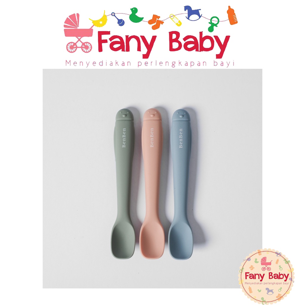 BENBEN Silicone Baby Spoon 1pc