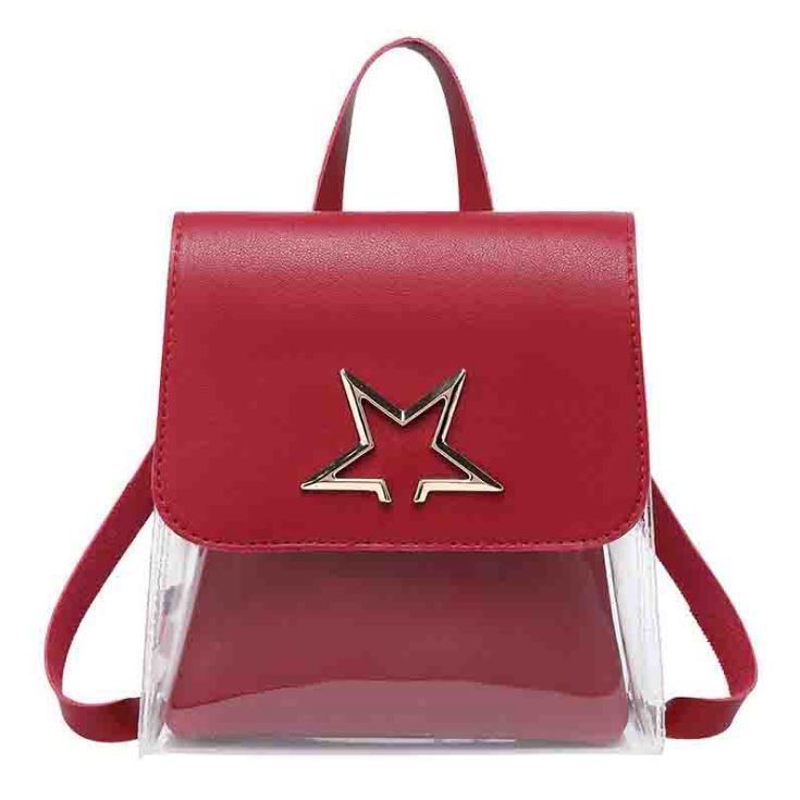 BJ21376 - BLACK/BROWN/GRAY/PINK/RED - TAS RANSEL PUNGGUNG BACKPACK TAS SEKOLAH KULIAH TAS WANITA FASHION IMPORT MODIS ELEGAN TERMURAH TERLARIS TERBARU BAGSTORE JAKARTA TAS BATAM JTF1376