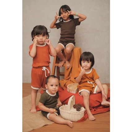 LITTLEDYRA AYRES SET SETELAN BAJU ANAK BAYI FASHION ANAK UNISEX 0-4 TAHUN