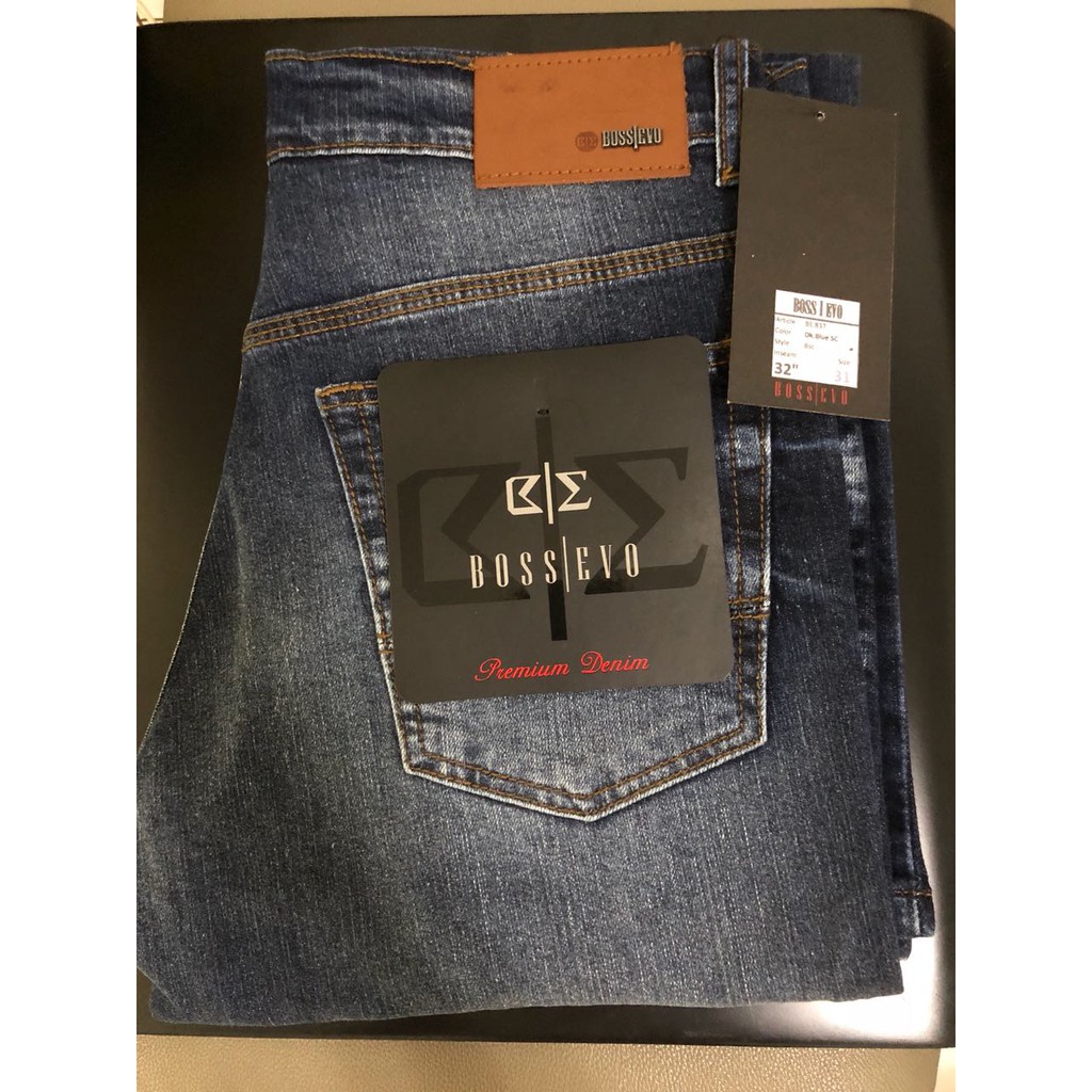 CELANA BOSS EVO  - BE 837 DK Blue SC ( DENIM STRETCH )