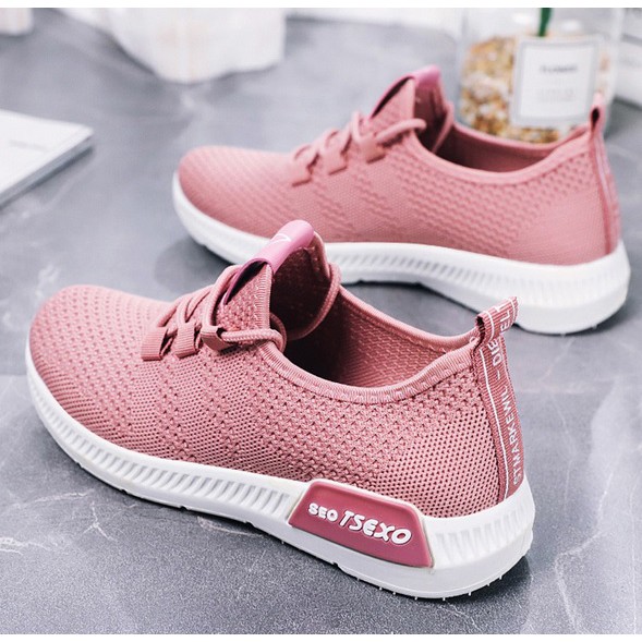 TBIG [COD] Sepatu Sneakers Gr F Seo Sepatu Wanita Gaya Korea Style Sepatu Santai Olah Raga