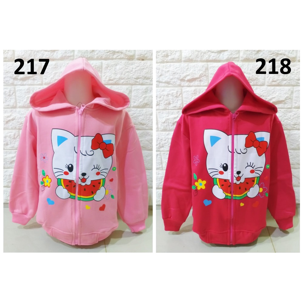 JAKET ANAK PEREMPUAN CEWEK FROZEN, LITTLE PONY, UNICORN, RAINBOW DASH, PINKIE PIE