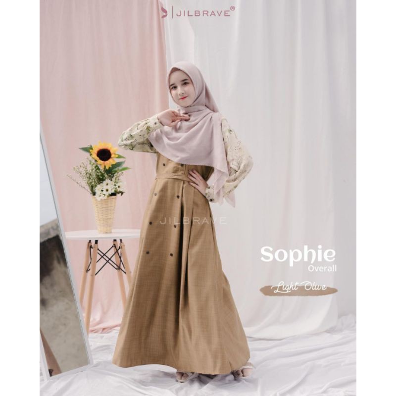 SOPHIE OVERALL JILBRAVE (READY STOCK )