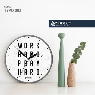  JAM  DINDING KAYU  TYPOGRAPHY HOMEDECOR SCANDINAVIAN 