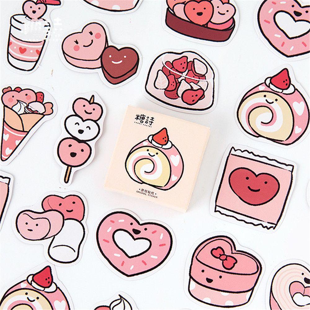 Preva Stationery Sticker Sweets Stickers Bentuk Khusus Sealing DIY Scrapbook