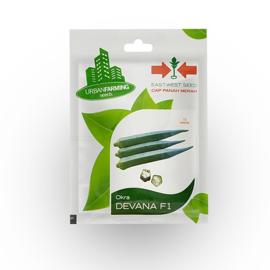 Benih Okra DEVANA F1 Isi 10 Seeds Benih Okra Unggulan