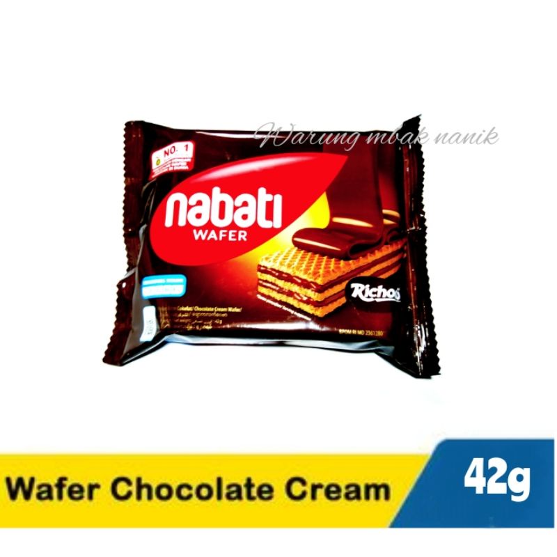 

Wafer Cokelat Nabati Chocolate 42g