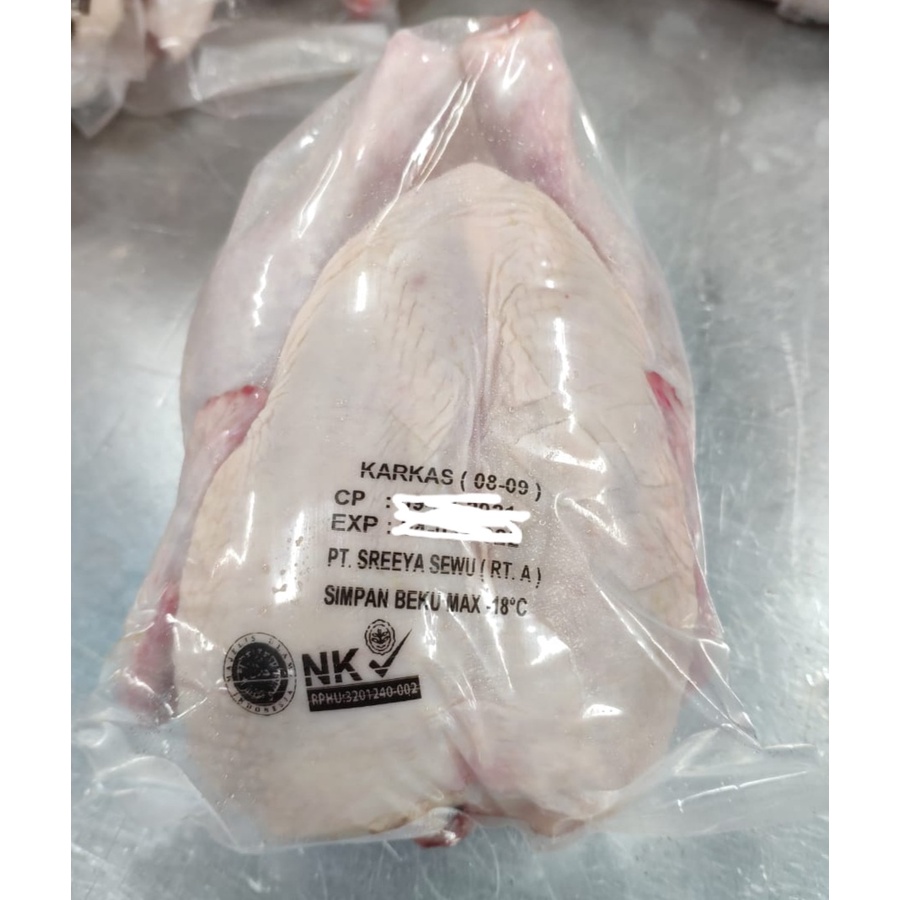 AYAM UTUH SREEYA 800GR FROZEN WHOLE CHICKEN HALAL KARKAS BROILER