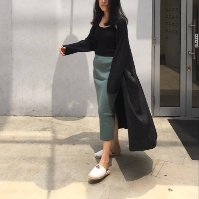 Gucci Double G Espaddrilles sepatu flats flatshoes original authentic asli white putih