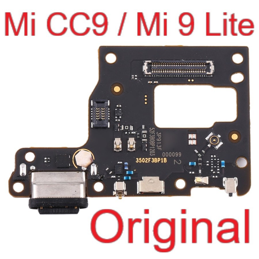 Original Board Konektor Charger - Mic - Xiaomi Mi CC9 - Mi 9 Lite