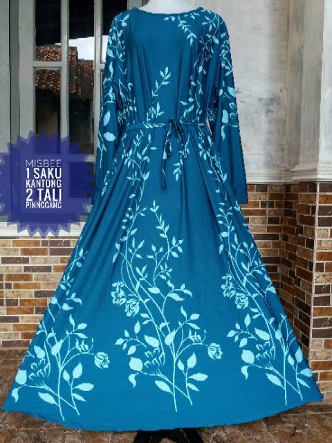 GAMIS MISBEE TERBARU / GAMIS MISBE SAKU KANTONG / GAMIS MOTIF TALI PINGGANG