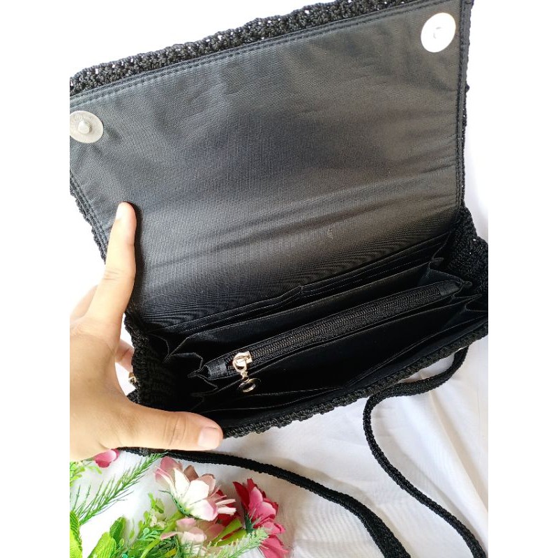 INNER INER FURING TAS TUTUP RAJUT TALIKUR MACRAM