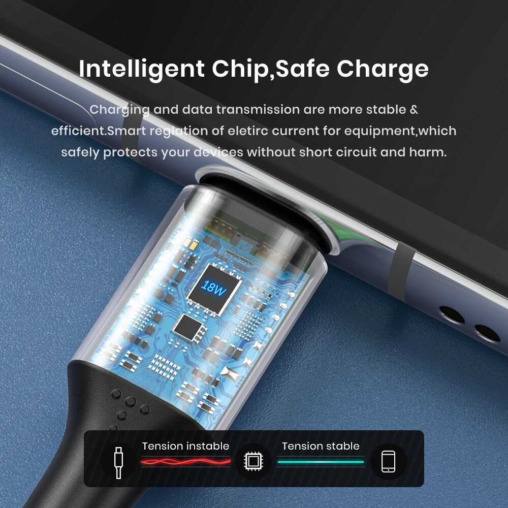 IDN TECH - TOPK Kabel Charger Fast Charging 3A 1 Meter - AN10