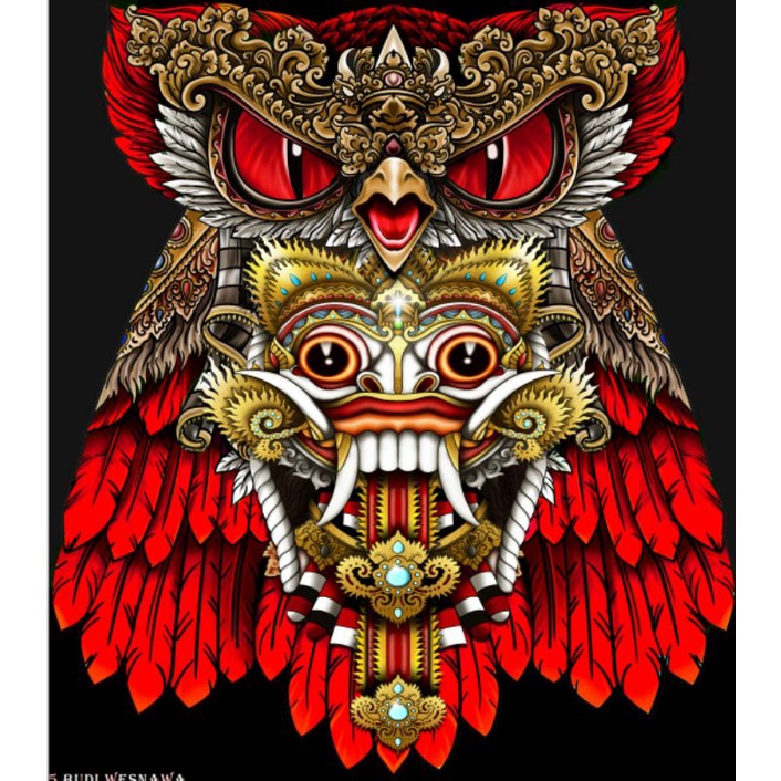 Kain Print Layangan Celepuk 2,5 x3 meter