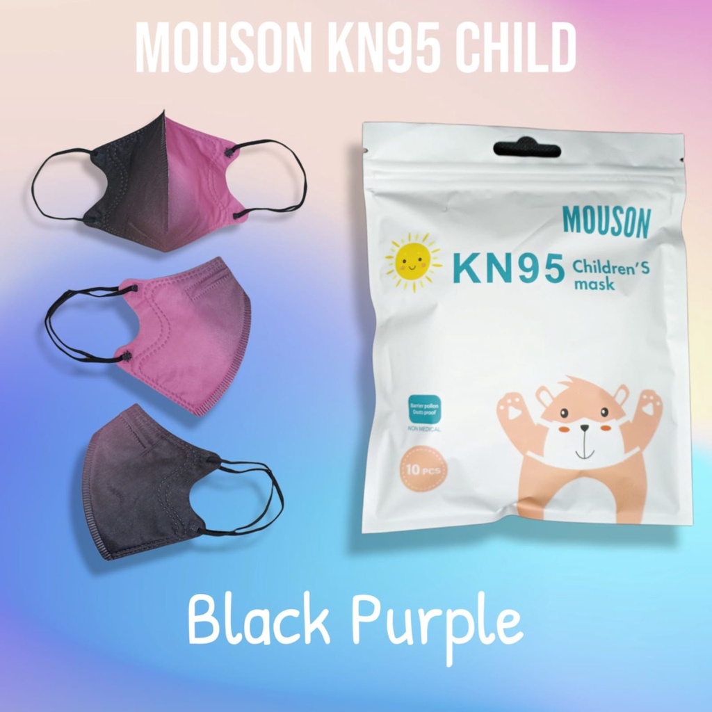 Masker Anak Kn95 Mouson Isi 10 Pcs Murah