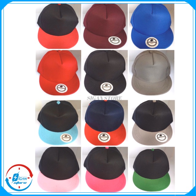 Topi Snapback Hip Hop Polos