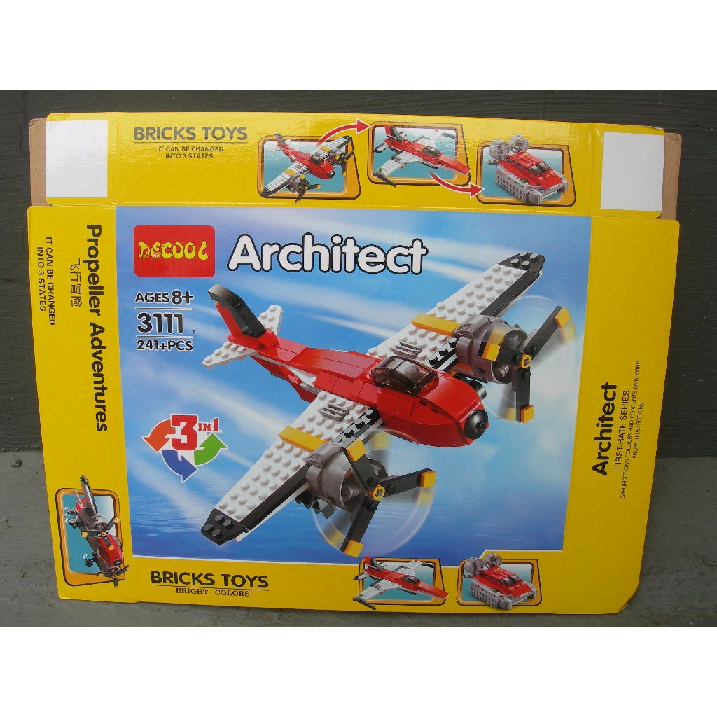 lego decool 3111 architec proppeller advantures Mainan anak murah mainan Lego anak murah