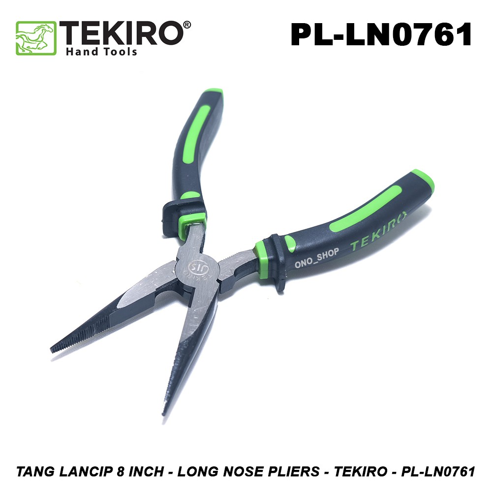 Tang Lancip 8 Inch Long Nose Pliers Tekiro PL-LN0761