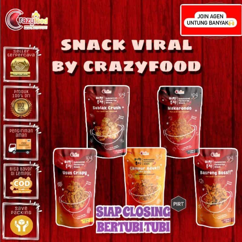 

CO 2KG KHUSUS RESELLER CRAZY FOOD SNACK VIRAL