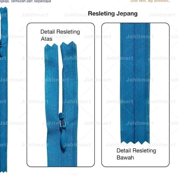 

π Big Promo >>>> Resleting – Zipper Jepang merk YKK 10 inch - Dozen π