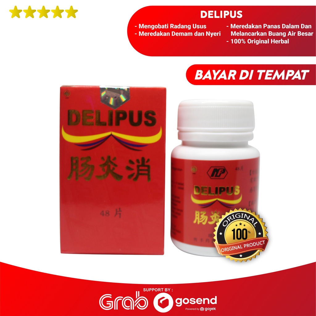 DELIPUS obat tipes - demam - radang usus manjur