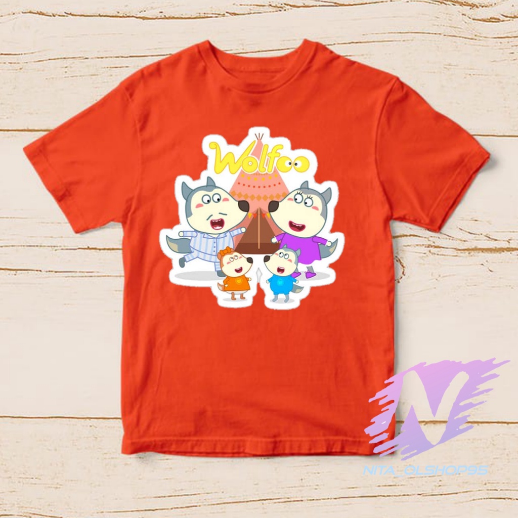 KAOS WOLFOO TERBARU BAJU KAOS ANAK WOLFO ANIMASI