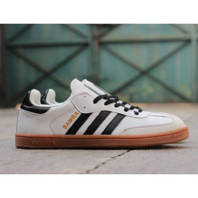 Adidas Samba Putih Sol Gum