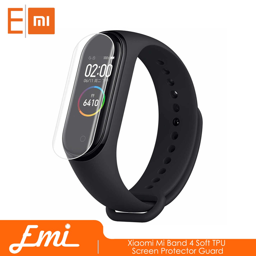 Mi Band 4 Soft TPU Screen Protector Guard By EMI