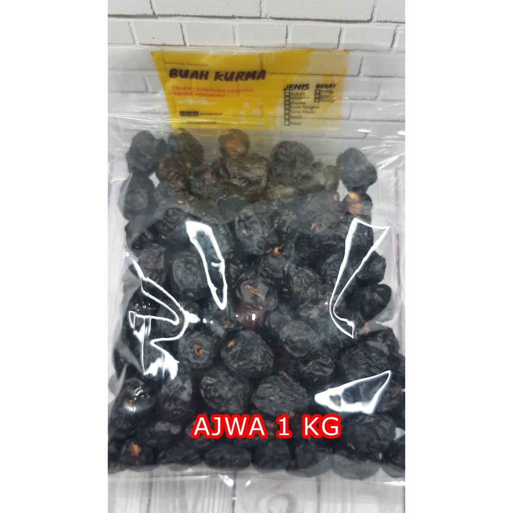 Jual Kurma Ajwa Madinah Kg Shopee Indonesia