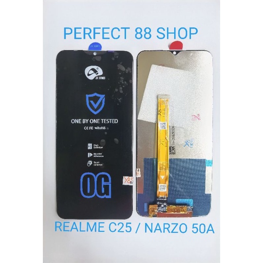 LCD TOUCHSCREEN REALME C25 / NARZO 50A COMPLETE ORIGINAL